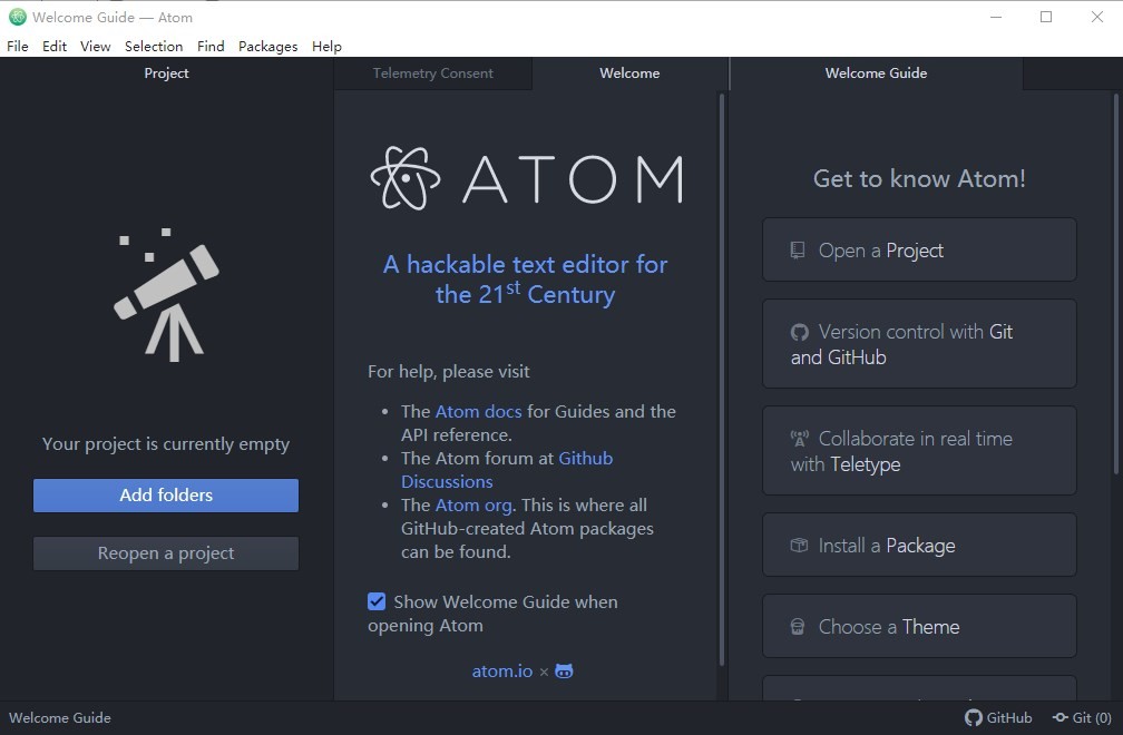 ATOM编辑器 1.60.0