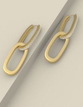 模拟人生4椭圆形链式耳环MOD